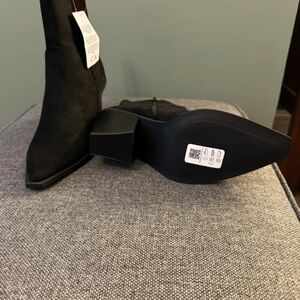 ASOS Black Ankle Boots with Block Heel